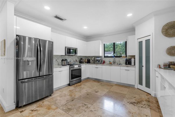 Interior, Kitchen, Recessed Lighting, Stainless Steel Appliances