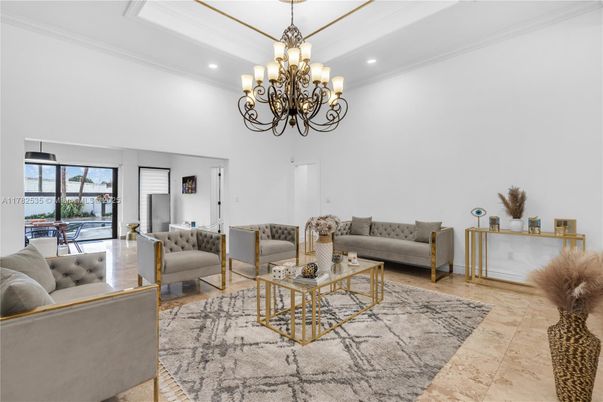 Chandelier, Interior, Living room, Recessed Lighting