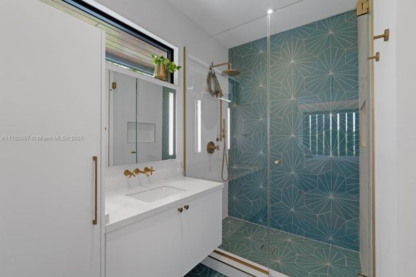 Bathroom, Glass Shower, Interior