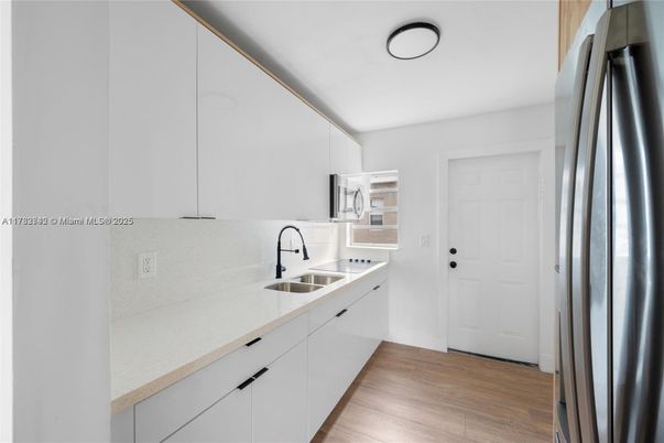 Interior, Kitchen, Wood Texture Flooring