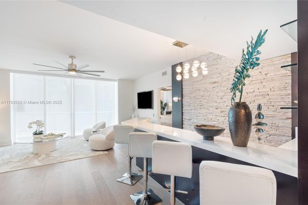 Interior, Living room, Pendant Lights, Wood Texture Flooring