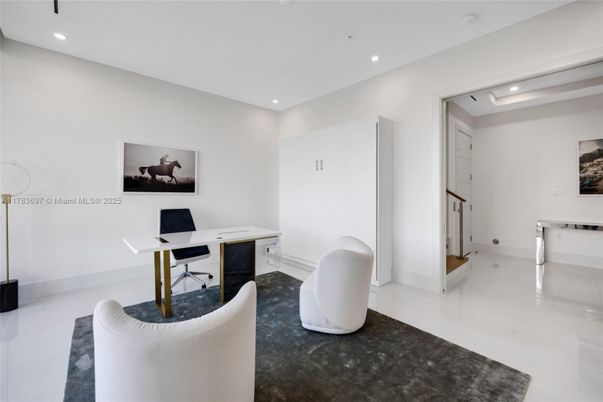 Home Office, Interior, Recessed Lighting