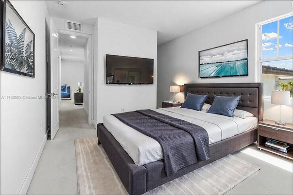Bedroom, Interior, Recessed Lighting