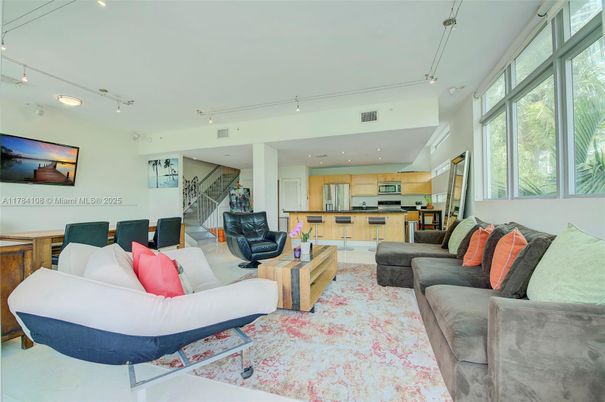 Interior, Kitchen, Living room, Recessed Lighting, Stainless Steel Appliances