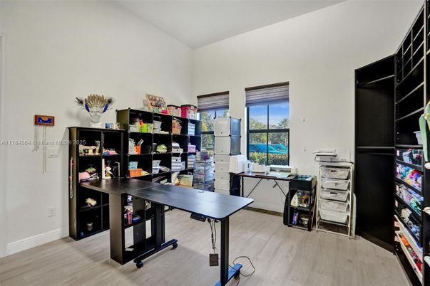 Home Office, Interior, Wood Texture Flooring