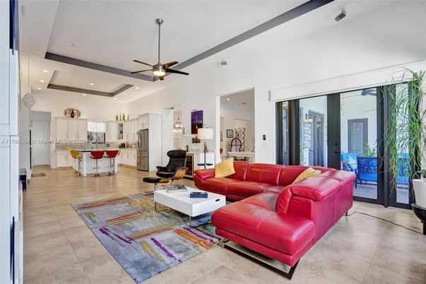 Interior, Kitchen, Living room, Recessed Lighting