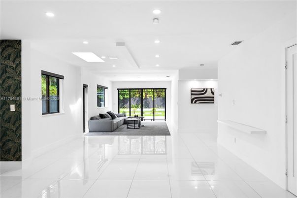 Interior, Living room, Recessed Lighting