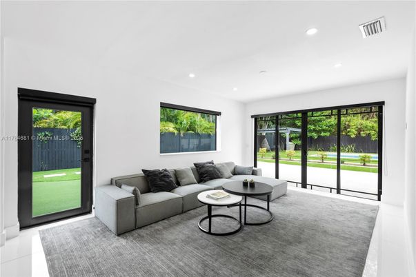 Interior, Living room, Recessed Lighting