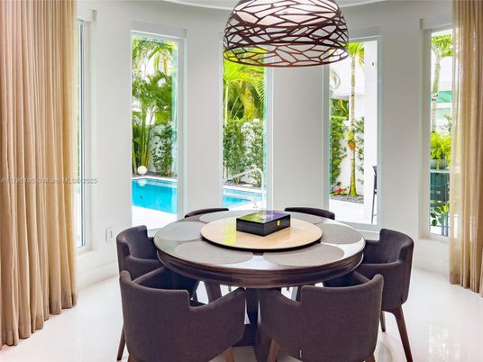 Dining room, Interior, Pendant Lights