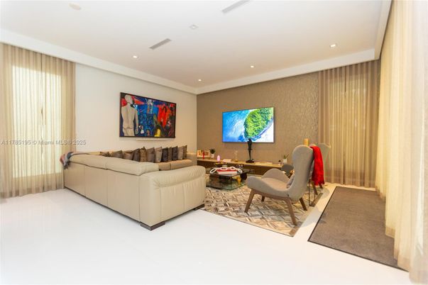 Interior, Living room, Recessed Lighting
