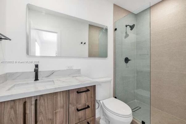 Bathroom, Glass Shower, Interior