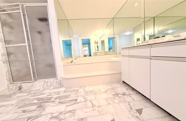 Bathroom, Glass Shower, Interior, Marble