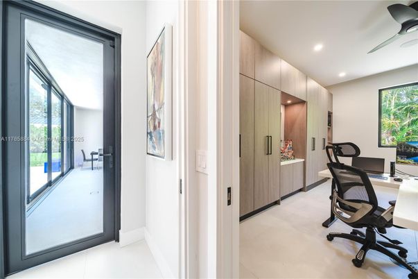Home Office, Interior, Recessed Lighting