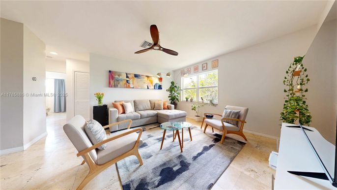 Interior, Living room, Recessed Lighting