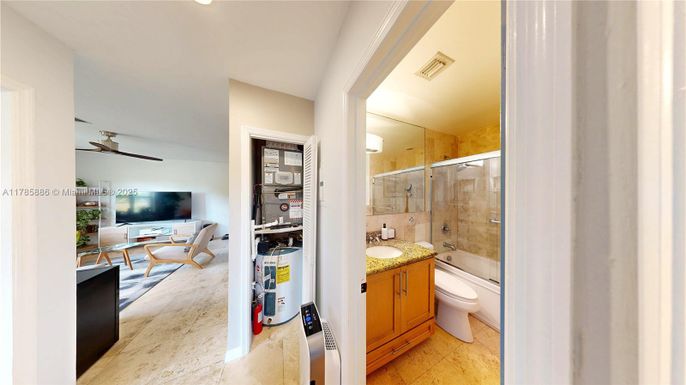 Bathroom, Glass Shower, Interior