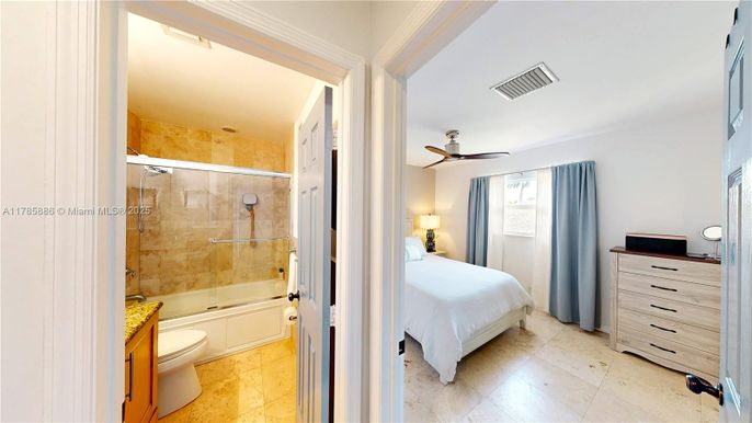 Bathroom, Bedroom, Glass Shower, Interior