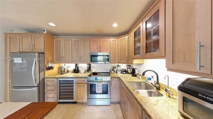 Interior, Kitchen, Recessed Lighting, Stainless Steel Appliances