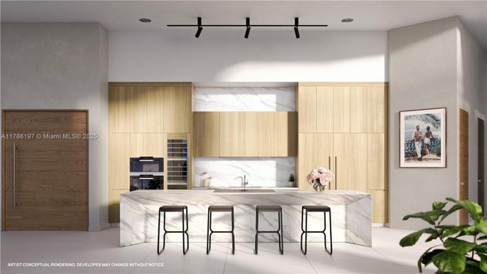 Interior, Kitchen, Recessed Lighting, Stainless Steel Appliances