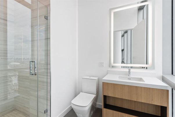 Bathroom, Glass Shower, Interior