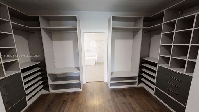 Interior, Walk-in Closets, Wood Texture Flooring