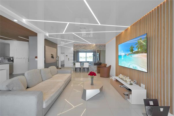 Dining room, Interior, Living room, Recessed Lighting