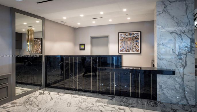 Interior, Marble, Marble Walls, Recessed Lighting