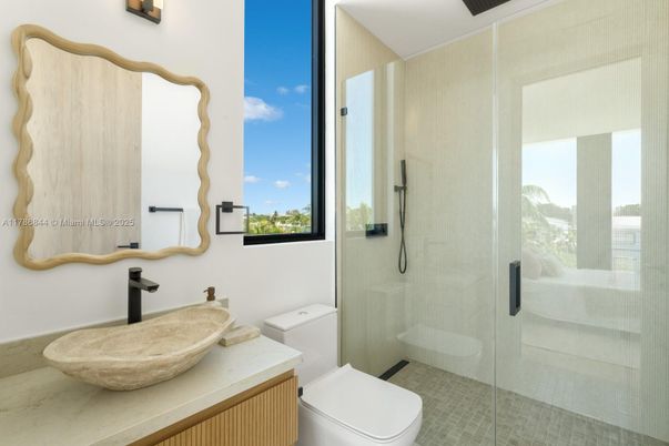 Bathroom, Glass Shower, Interior