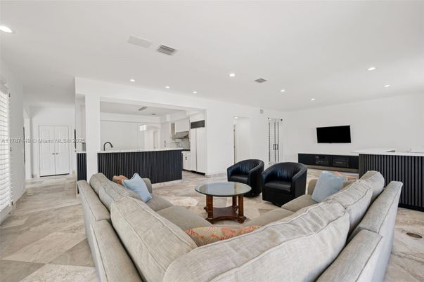 Interior, Living room, Recessed Lighting