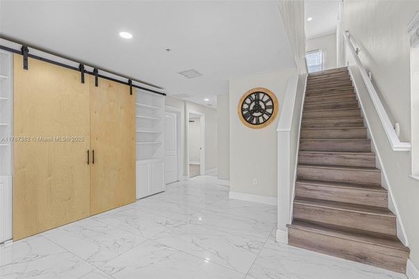 Interior, Marble, Recessed Lighting