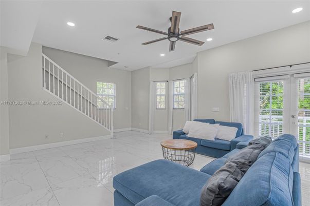 Interior, Living room, Marble, Recessed Lighting