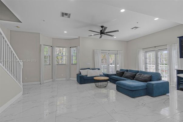 Interior, Living room, Marble, Recessed Lighting