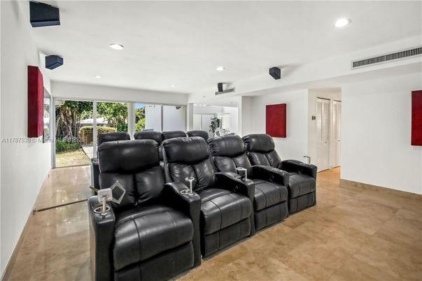 Home Theatre Room, Interior, Recessed Lighting, Theatre Room