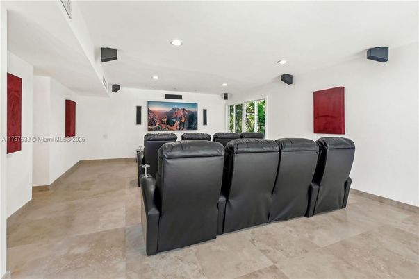 Home Theatre Room, Interior, Recessed Lighting, Theatre Room