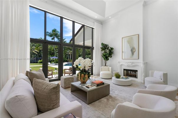 Fireplace, Interior, Living room, Recessed Lighting