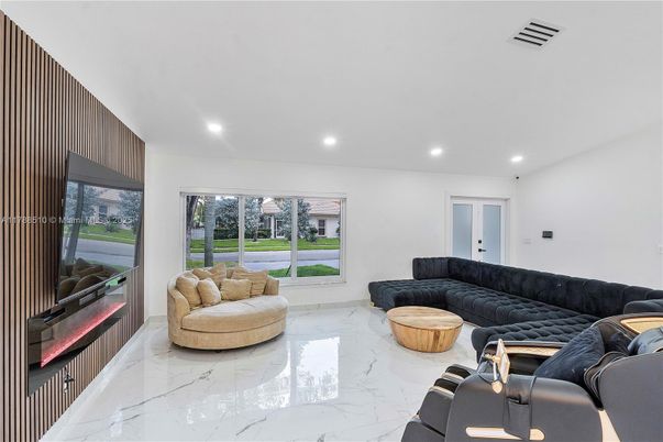Interior, Living room, Marble, Recessed Lighting