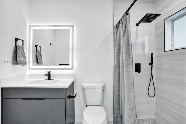 Bathroom, Glass Shower, Interior
