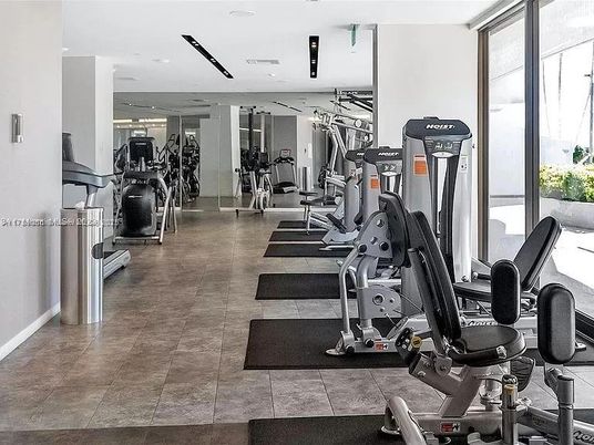 Fitness Equipment, Gym, Interior, Recessed Lighting