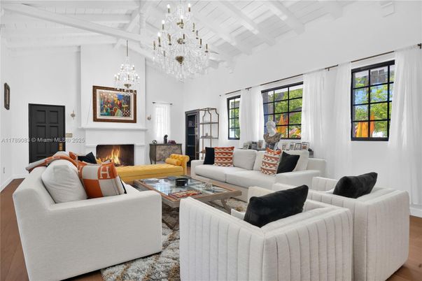 Chandelier, Fireplace, Interior, Living room, Wood Texture Flooring