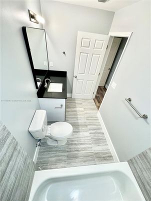 Bathroom, Interior, Wood Texture Flooring