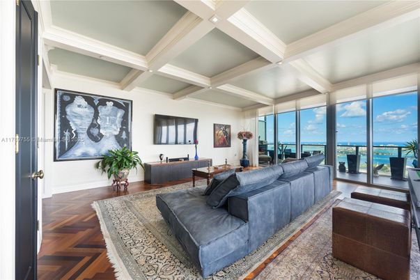 Interior, Living room, Recessed Lighting, Water, Wood Texture Flooring