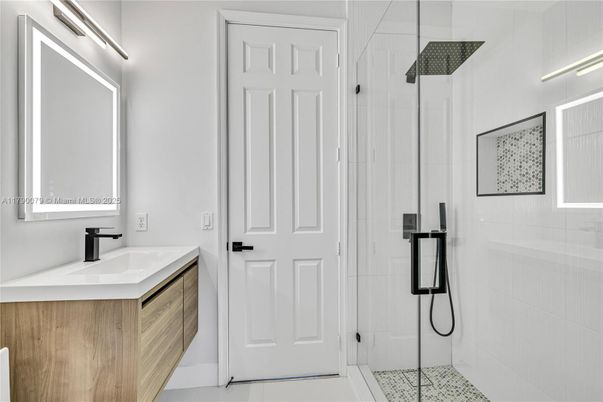 Bathroom, Glass Shower, Interior