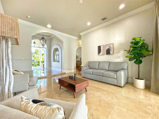 Interior, Living room, Recessed Lighting