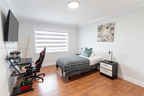 Bedroom, Home Office, Interior, Wood Texture Flooring