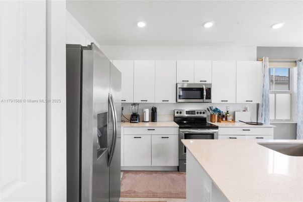 Interior, Kitchen, Recessed Lighting, Stainless Steel Appliances