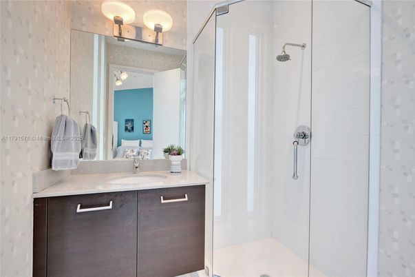 Bathroom, Glass Shower, Interior
