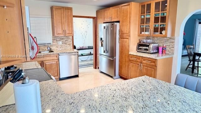 Interior, Kitchen, Recessed Lighting, Stainless Steel Appliances