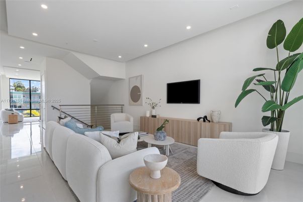 Interior, Living room, Recessed Lighting