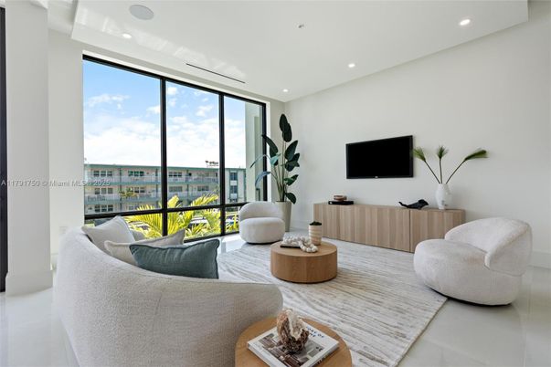 Interior, Living room, Recessed Lighting