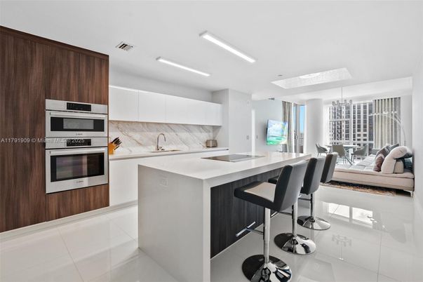 Dining room, Interior, Kitchen, Living room, Recessed Lighting, Stainless Steel Appliances