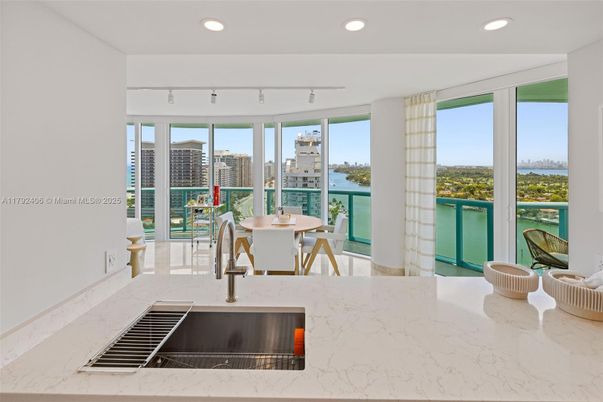 Interior, Marble, Recessed Lighting, Water